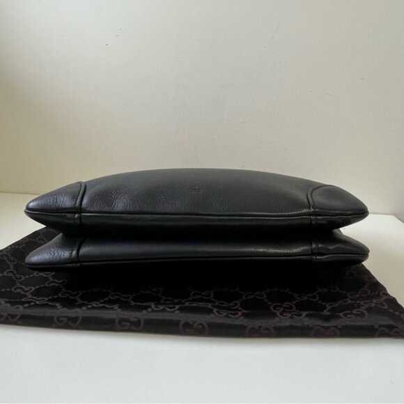 Gucci Jackie Black Leather Twist Handle Shoulder Bag - Picture 11 of 15